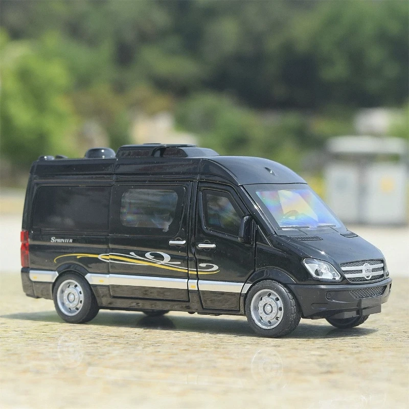 1:32 Sprinter RV Simulation Diecast Metal Alloy Model car Sound Light Pull Back Collection Kids Toy Gifts
1:32 Sprinter RV Simulation Diecast Metal Alloy Model car Sound Light Pull Back Collection Kids Toy Gifts