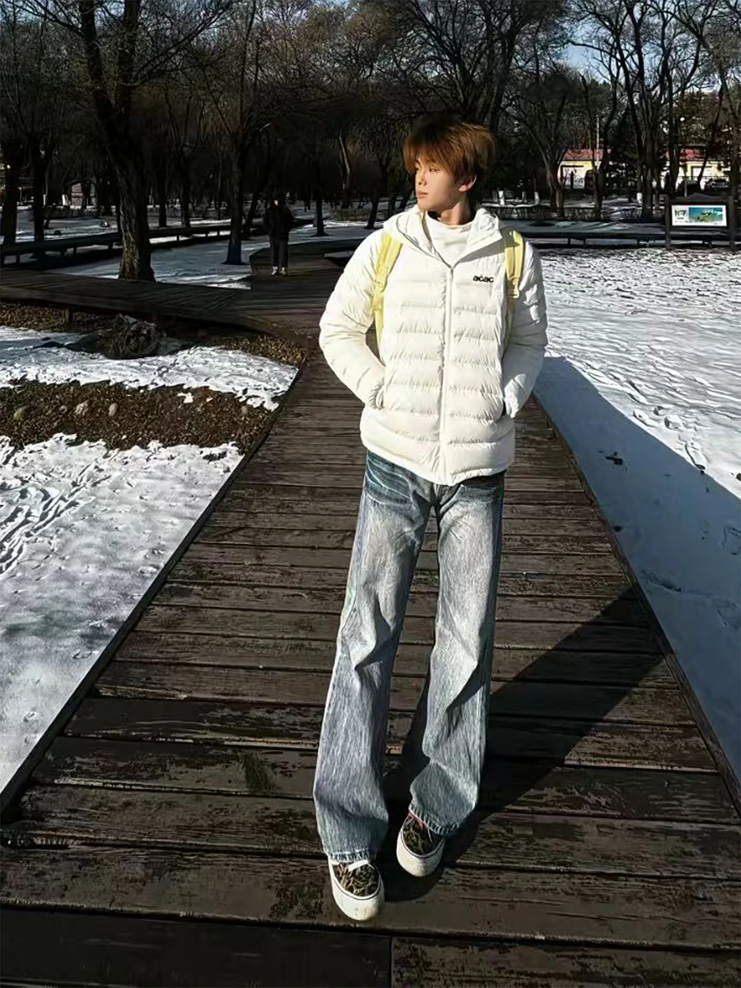 Cleanfit Lightning Pattern Men's Jeans High Street American Vibe Micro Flared Straight Leg High Waist Wear Resistant Stretch ...
Cleanfit Lightning Pattern Men's Jeans High Street American Vibe Micro Flared Straight Leg High Waist Wear Resistant Stretch ...