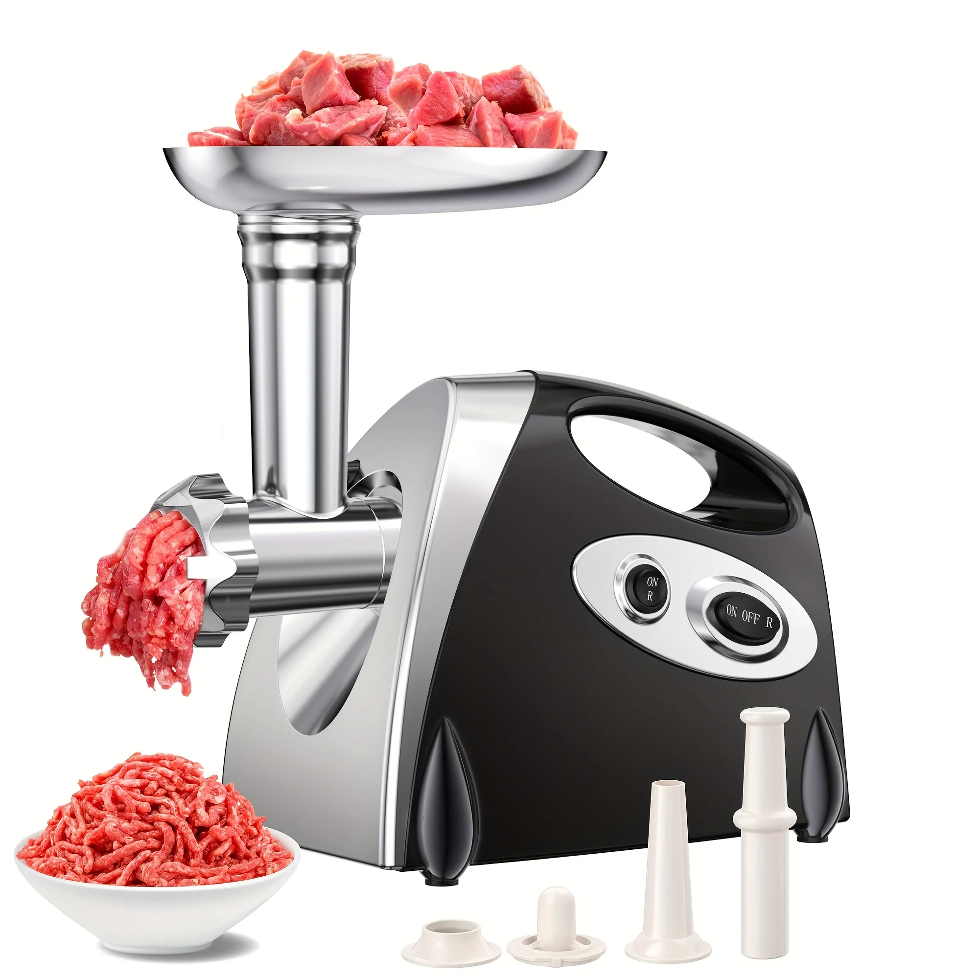 Electric Meat Grinder, Meat Grinder with Stainless Steel Blades & Grinding Plates,Sausage Stuffer Tubes Portable Handle,for Gift
Electric Meat Grinder, Meat Grinder with Stainless Steel Blades & Grinding Plates,Sausage Stuffer Tubes Portable Handle,for Gift