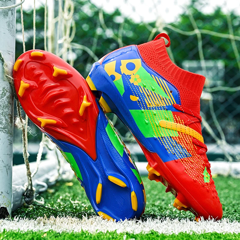 New Men Football Boots Cleats Soccer Shoes Adult Non Slip Outdoor Sport Boys Long Spikes Training Breathable Match Comfortable
New Men Football Boots Cleats Soccer Shoes Adult Non Slip Outdoor Sport Boys Long Spikes Training Breathable Match Comfortable