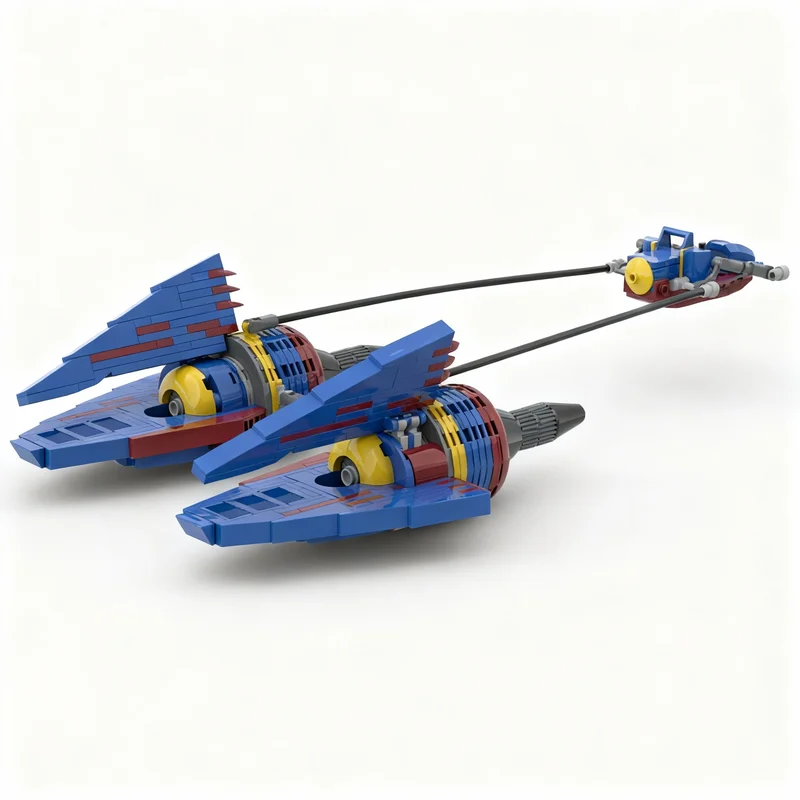 371PCS MOC Space Battle J930 Dash 8 Engine Style Podracer Model Technology DIY Creative Building Blocks Display Birthday Gift
371PCS MOC Space Battle J930 Dash 8 Engine Style Podracer Model Technology DIY Creative Building Blocks Display Birthday Gift