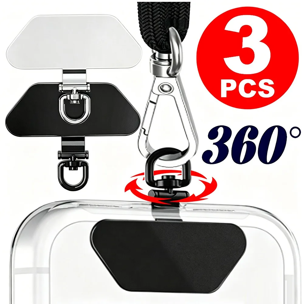 Anti-Lost Universal Phone Lanyard Replacement Connector Tether Tab Clips Metal Card Pad Adapter for IPhone Samsung Secure Fit
Anti-Lost Universal Phone Lanyard Replacement Connector Tether Tab Clips Metal Card Pad Adapter for IPhone Samsung Secure Fit