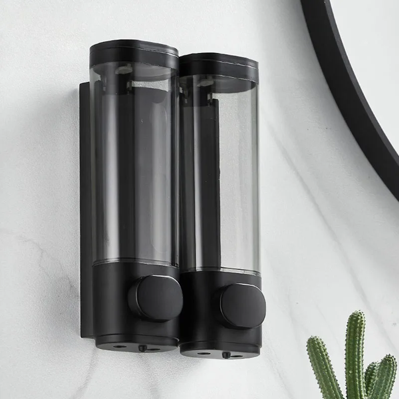 High Quality Black 300ml Soap Dispenser Pump Double Bathroom Hotel Shampoo Lotion Liquid Hand Soap Dispenser
High Quality Black 300ml Soap Dispenser Pump Double Bathroom Hotel Shampoo Lotion Liquid Hand Soap Dispenser