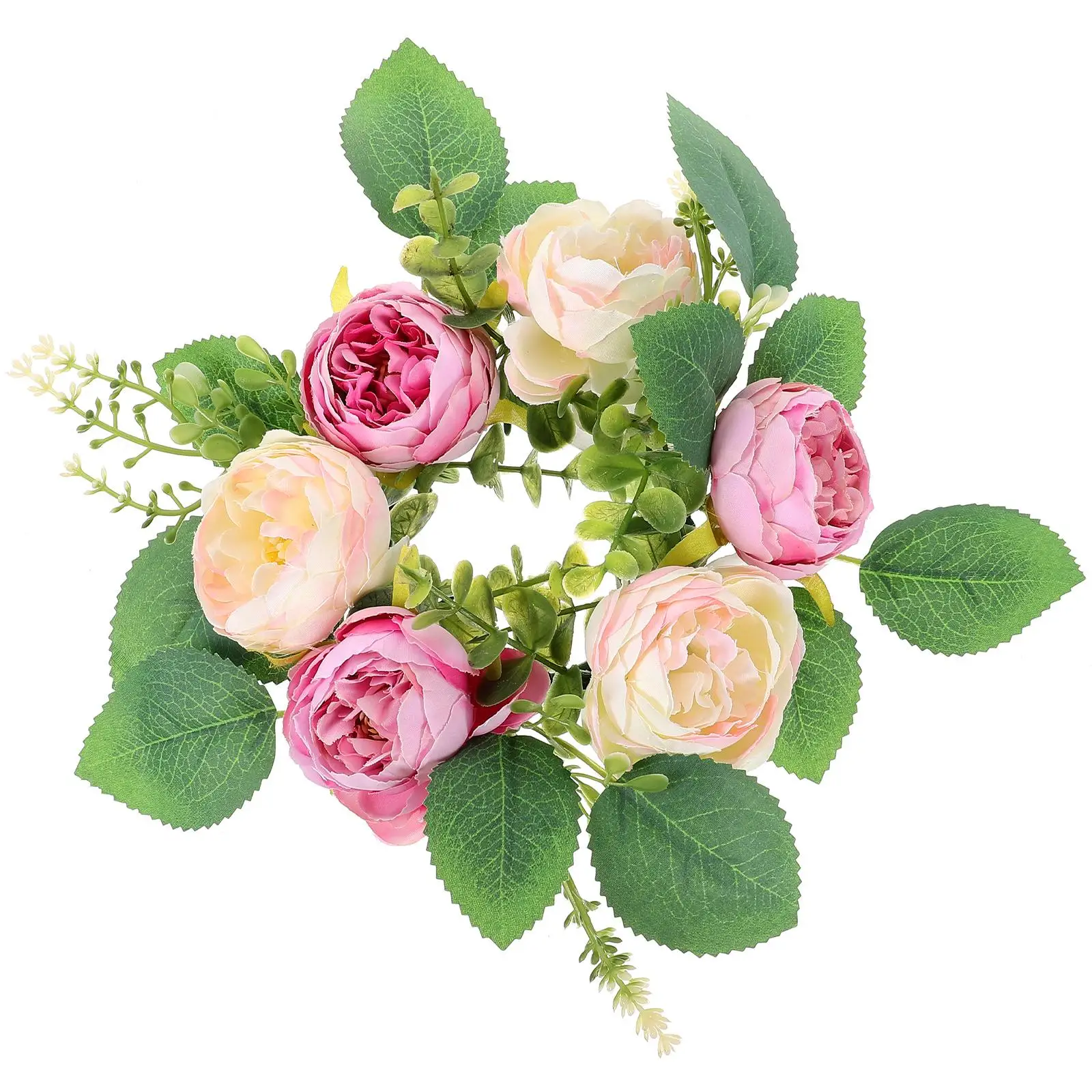 Artificial Peony Wreaths Rings Deep Bean Candlestick Garland Home Decor Wedding Party Small Wreath Rich
Artificial Peony Wreaths Rings Deep Bean Candlestick Garland Home Decor Wedding Party Small Wreath Rich