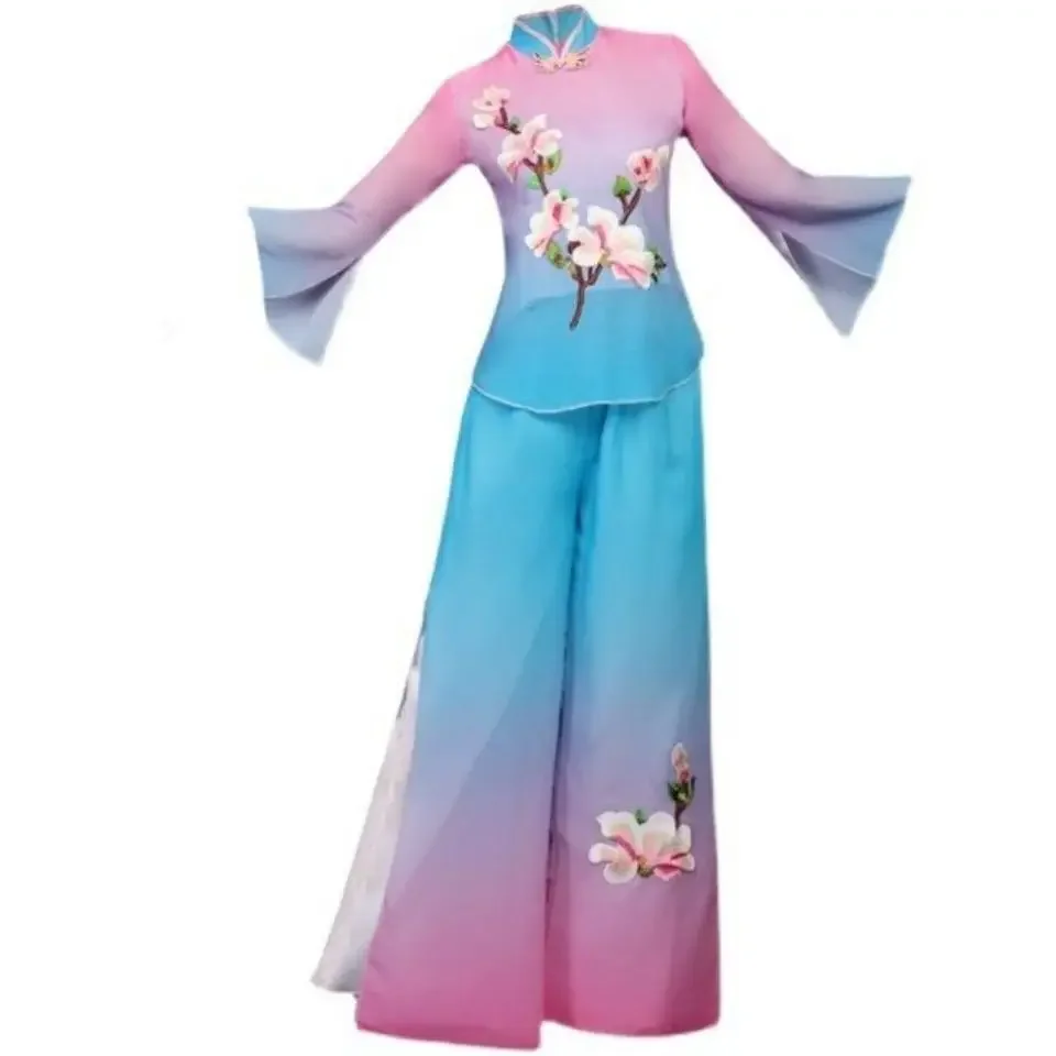 Yangge costume, new classical dance performance costume for women's new year, umbrella dance, fan dance, Jiaozhou dance costume,
Yangge costume, new classical dance performance costume for women's new year, umbrella dance, fan dance, Jiaozhou dance costume,