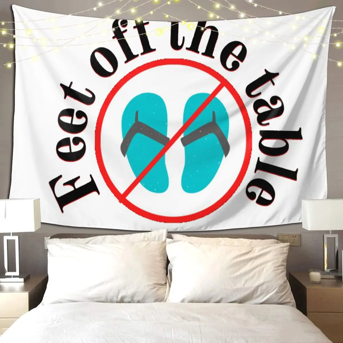 Feet Off The Table (2) Tapestry Funny Wall Hanging Aesthetic Home Decor Tapestries for Living Room Bedroom Dorm Room
Feet Off The Table (2) Tapestry Funny Wall Hanging Aesthetic Home Decor Tapestries for Living Room Bedroom Dorm Room