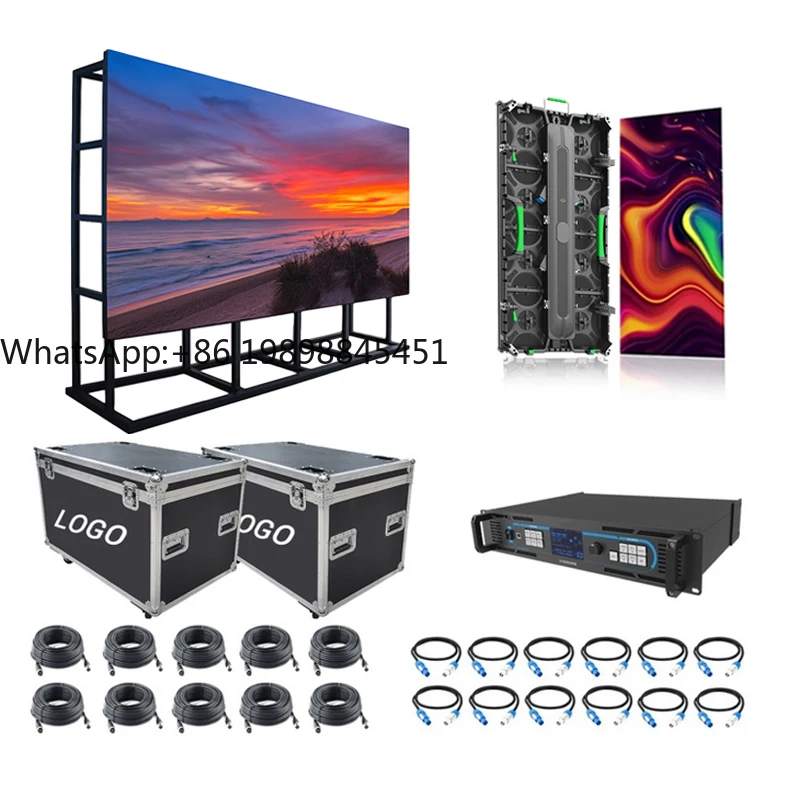 Indoor Outdoor Full Color P3.91 LED Display Screen Panel for Events Stage Rental Concerts Durable Waterproof IP65 High
Indoor Outdoor Full Color P3.91 LED Display Screen Panel for Events Stage Rental Concerts Durable Waterproof IP65 High