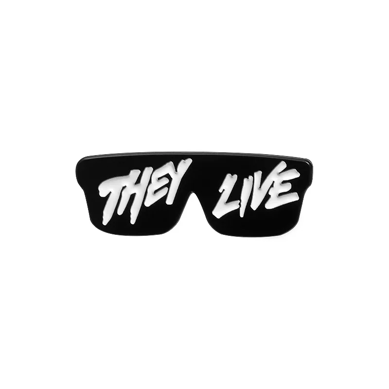 They Live Sunglasses Enamel Pins Cartoon Creative Metal Brooches Backpack Lapel Badge Fashion Cool Accessories Gift Wholesale
They Live Sunglasses Enamel Pins Cartoon Creative Metal Brooches Backpack Lapel Badge Fashion Cool Accessories Gift Wholesale