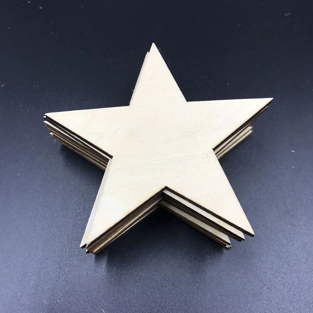 100pcs Wooden Five-Pointed Star Shaped Slices Diy Unfinished Craft For Kids Graffiti Painting Ornament Supply Handicraft
100pcs Wooden Five-Pointed Star Shaped Slices Diy Unfinished Craft For Kids Graffiti Painting Ornament Supply Handicraft