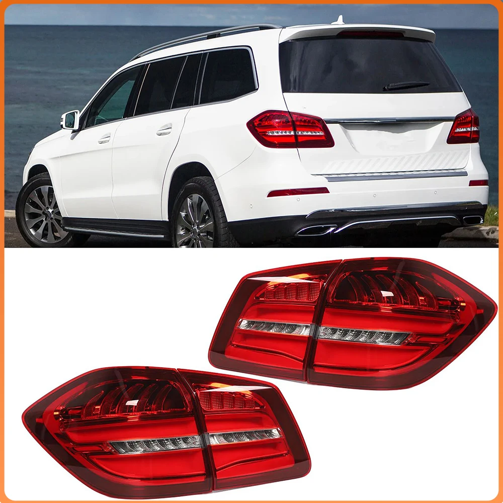 For Benz GLS 320 350 400 450 X166 2013-2019 LED Car Tail Light Assembly High Quality Auto Back Lamps Upgrade Tools Accessories
For Benz GLS 320 350 400 450 X166 2013-2019 LED Car Tail Light Assembly High Quality Auto Back Lamps Upgrade Tools Accessories