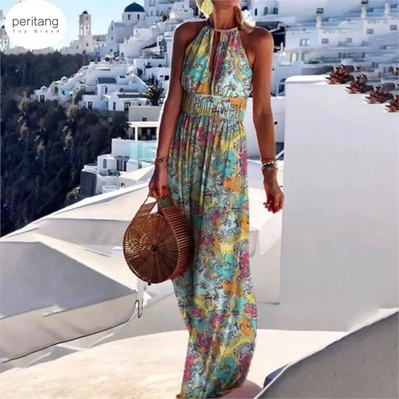 Summer Sexy Backless Long Vintage Boho Print Hollow Out Maxi Women Elegant Halter O Neck Sleeveless Party Female Dress
Summer Sexy Backless Long Vintage Boho Print Hollow Out Maxi Women Elegant Halter O Neck Sleeveless Party Female Dress