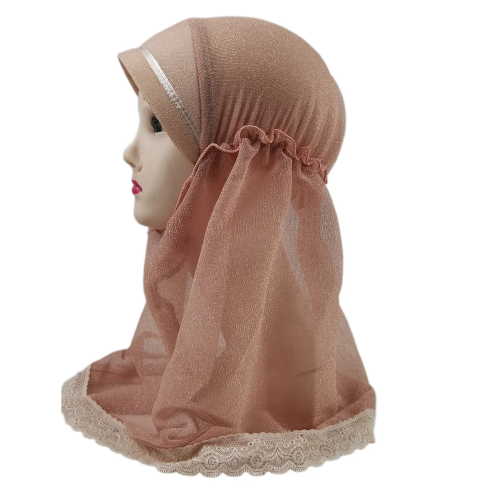 One Piece Lace Muslim Hijab for Kids Girls Prayer Cap Underscarf Headscarf Shawl Wrap Pull On Turban Islam Instant Hat Ramadan
One Piece Lace Muslim Hijab for Kids Girls Prayer Cap Underscarf Headscarf Shawl Wrap Pull On Turban Islam Instant Hat Ramadan