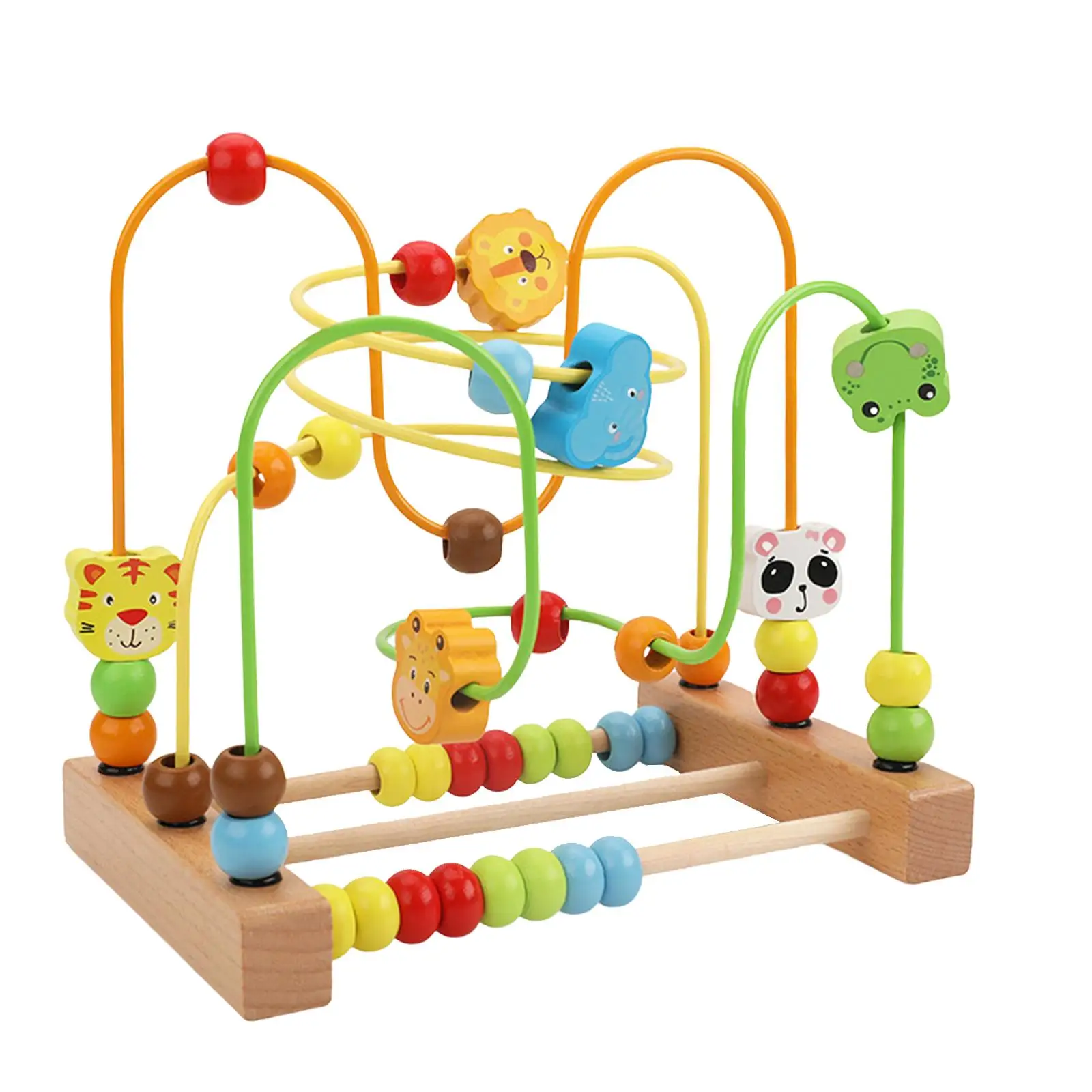 Wooden Bead Maze Toy Gras Ability Hand Eye Coordination Beads Roller Toy Animal
Wooden Bead Maze Toy Gras Ability Hand Eye Coordination Beads Roller Toy Animal