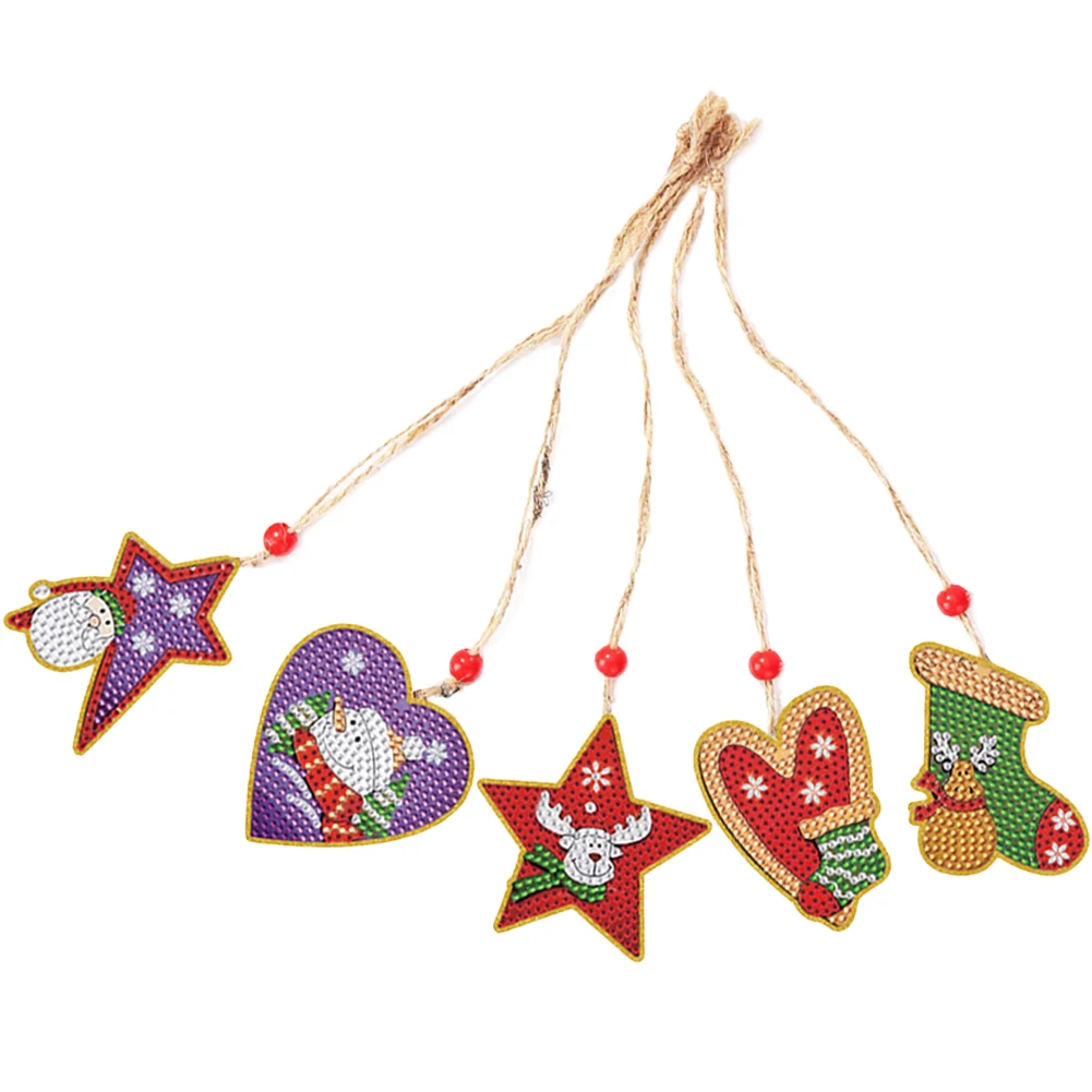 5pcs Xmas Theme 2D Flat DIY Hanging Diamond Art Kits Special Shape Rhinestone Diamond Art Window Pendants Wall Door Decoration
5pcs Xmas Theme 2D Flat DIY Hanging Diamond Art Kits Special Shape Rhinestone Diamond Art Window Pendants Wall Door Decoration