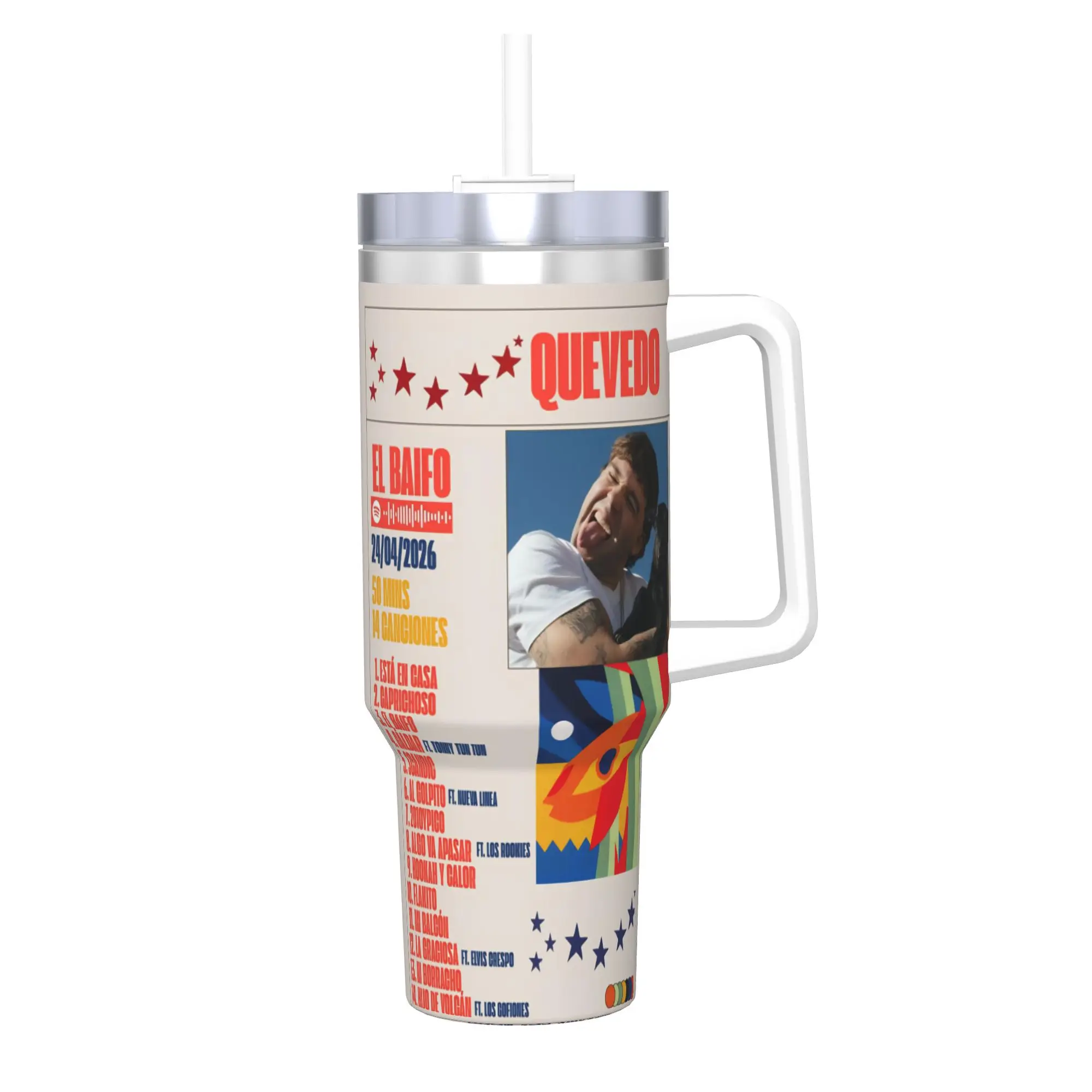 QUEVEDO EL BAIFO 2026 Tumbler Vacuum Insulated Thermal Cup Vacuum Flask Double Wall Mug Water Bottle 40oz
QUEVEDO EL BAIFO 2026 Tumbler Vacuum Insulated Thermal Cup Vacuum Flask Double Wall Mug Water Bottle 40oz