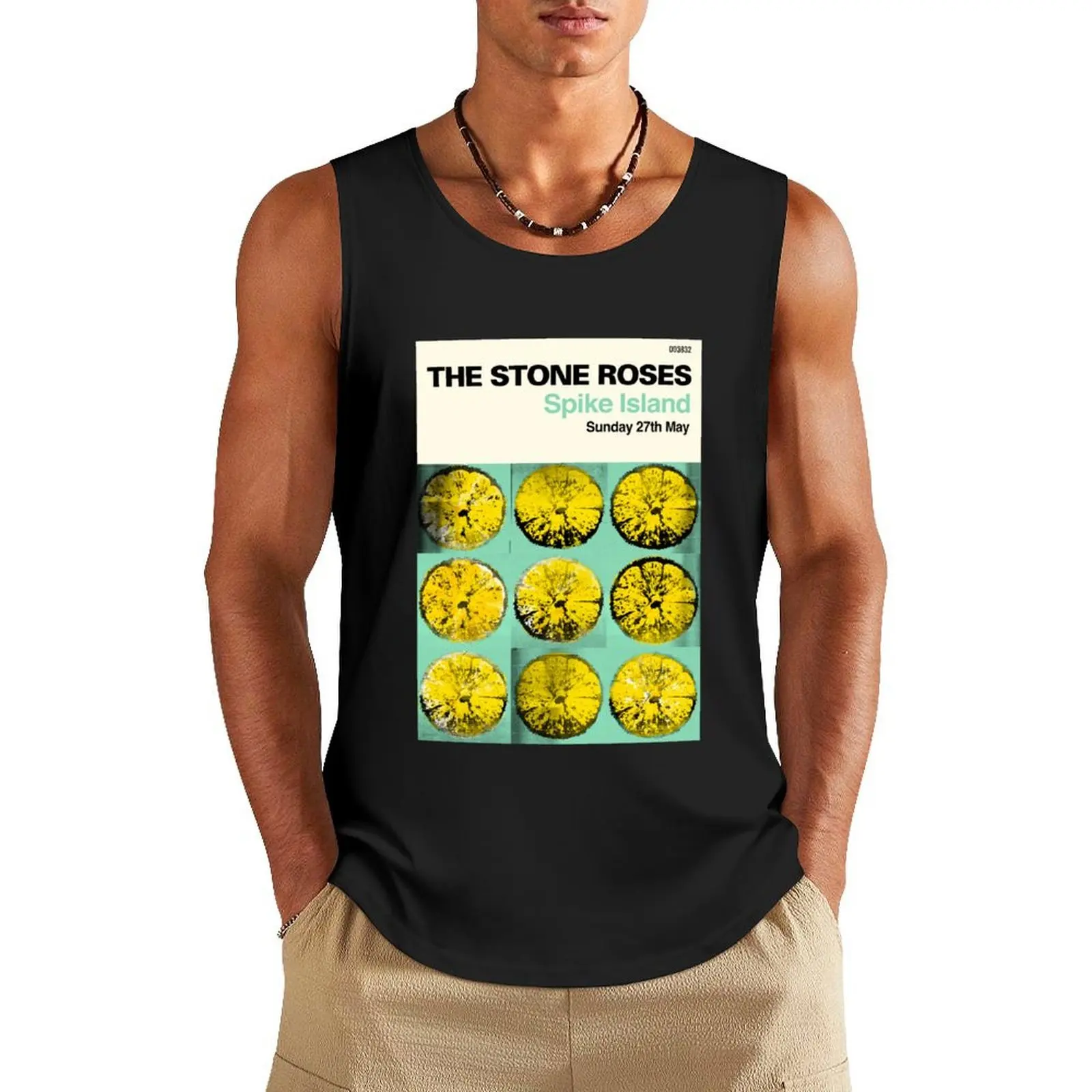 The Stone Roses - Spike Island Exhibition Print Tank Top t-shirt Men's Men's summer vest clothing men
The Stone Roses - Spike Island Exhibition Print Tank Top t-shirt Men's Men's summer vest clothing men