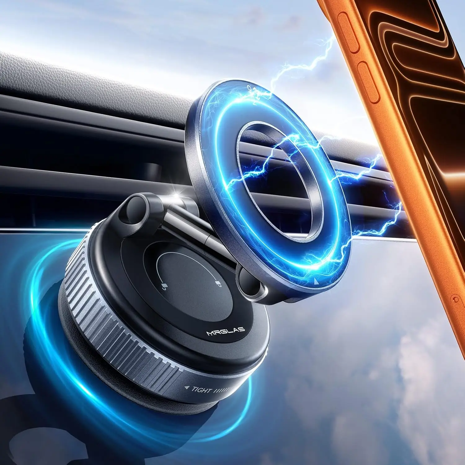 Magsafe Car Mount, Phone Holders for Your Car Ultra Magnetic, 360° Adjustable Suction Cup Truck Golf Cart Accessories
Magsafe Car Mount, Phone Holders for Your Car Ultra Magnetic, 360° Adjustable Suction Cup Truck Golf Cart Accessories