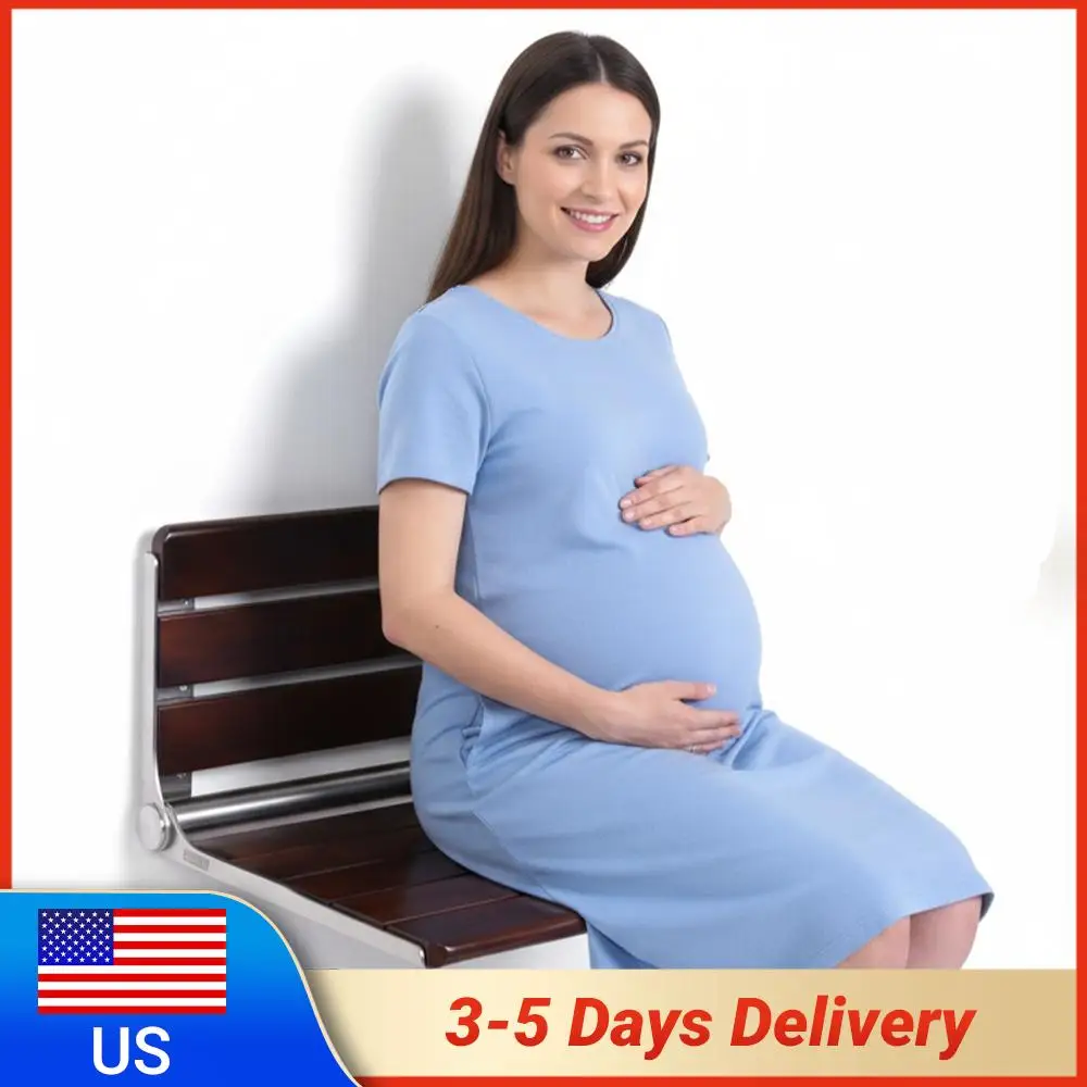 18 Inch Wood Folding Shower Seat Wall Mounted Fold Down Shower Seat Shower Stool for Elderly and Disabled
18 Inch Wood Folding Shower Seat Wall Mounted Fold Down Shower Seat Shower Stool for Elderly and Disabled