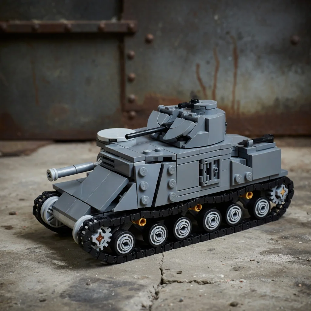 MOC WW2 M3 Medium Tank Military Series Building Blocks Small Particle Bricks DIY Armored Vehicle Desktop Collection Ornament
MOC WW2 M3 Medium Tank Military Series Building Blocks Small Particle Bricks DIY Armored Vehicle Desktop Collection Ornament