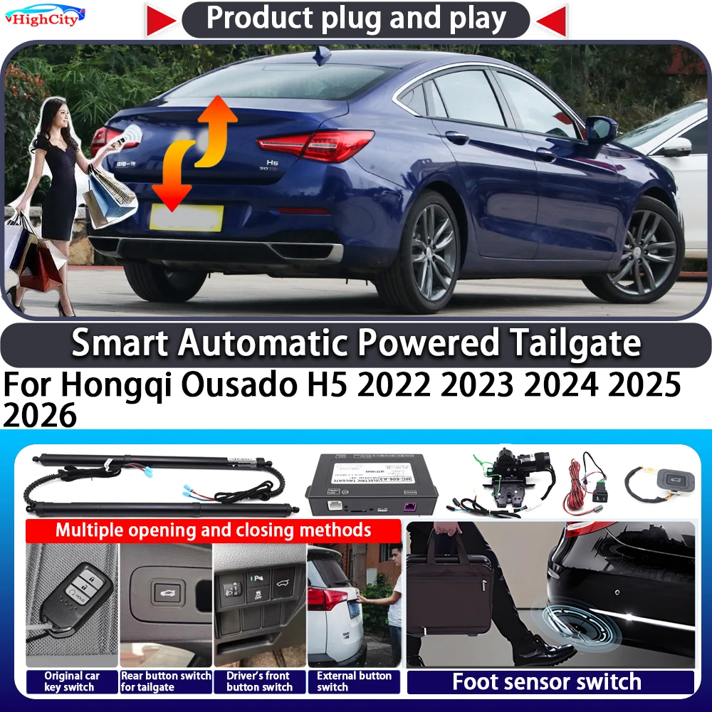 For Hongqi Ousado H5 2022 2023 2024 2025 2026 OEM Smart Automatic Powered Tailgate Key Control Trunk Kit Electric Power Tailgate
For Hongqi Ousado H5 2022 2023 2024 2025 2026 OEM Smart Automatic Powered Tailgate Key Control Trunk Kit Electric Power Tailgate