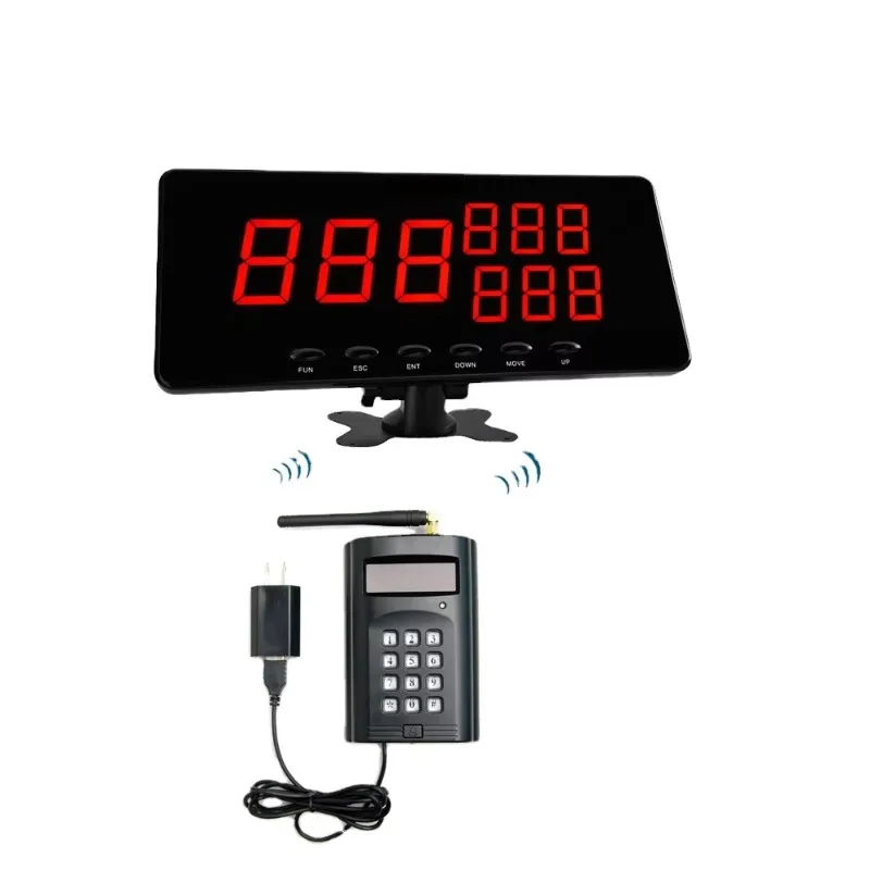 Wireless Calling System Take a Number Queue Machine Large Display Monitor with Control Button
Wireless Calling System Take a Number Queue Machine Large Display Monitor with Control Button