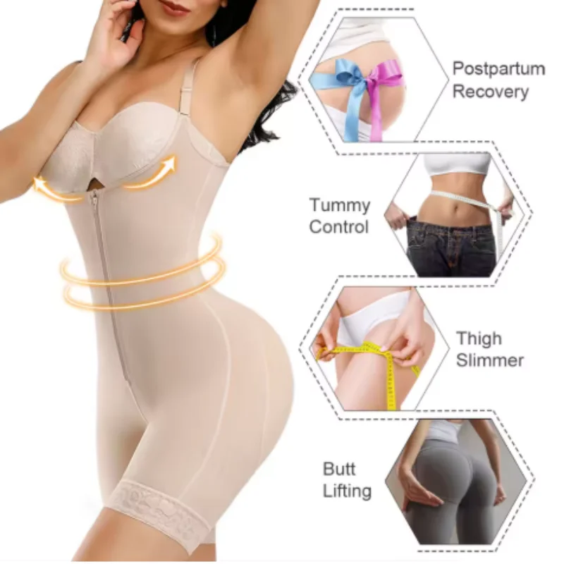 Fajas Body Shaper Reductora Butt Lifter Tummy Control Body Shaper Waist Trainer Corset Shapewear Bodysuit Slimming Underwear
Fajas Body Shaper Reductora Butt Lifter Tummy Control Body Shaper Waist Trainer Corset Shapewear Bodysuit Slimming Underwear