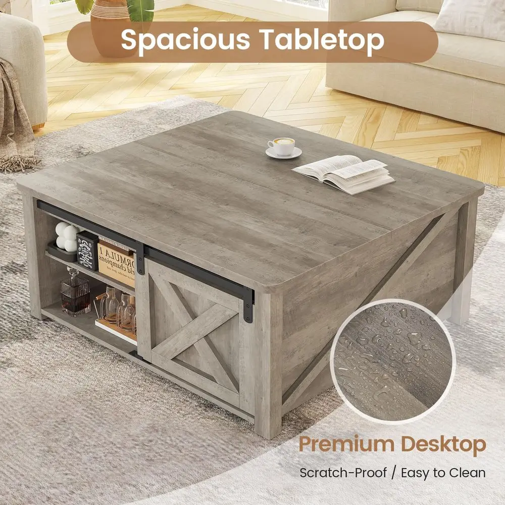 31.5 Elevating coffee table with storage room, square coffee table in living room, farmhouse coffee table with large hidden stor
31.5 Elevating coffee table with storage room, square coffee table in living room, farmhouse coffee table with large hidden stor