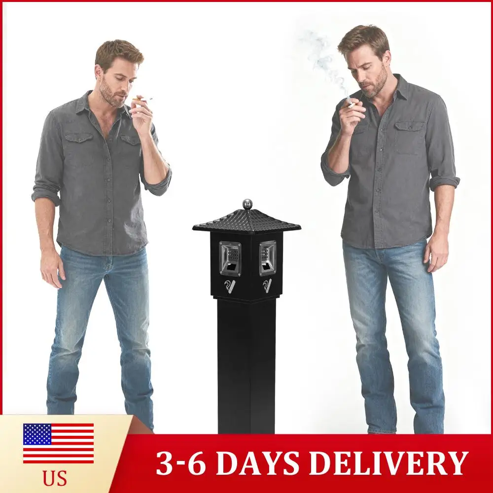 Напольный контейнер для окурков, цельнометаллическая конструкция, коммерческий мусорный бак с внутренним ведром, подходит для входа в магазин
Напольный контейнер для окурков, цельнометаллическая конструкция, коммерческий мусорный бак с внутренним ведром, подходит для входа в магазин