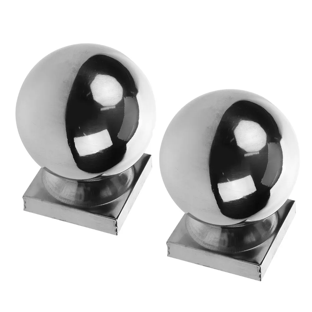 2Pcs Stainless Steel Handrail Balls Round Fence Post Caps Stylish Handrail Finials for Indoor Stairs Decorative Replacement Hand
2Pcs Stainless Steel Handrail Balls Round Fence Post Caps Stylish Handrail Finials for Indoor Stairs Decorative Replacement Hand