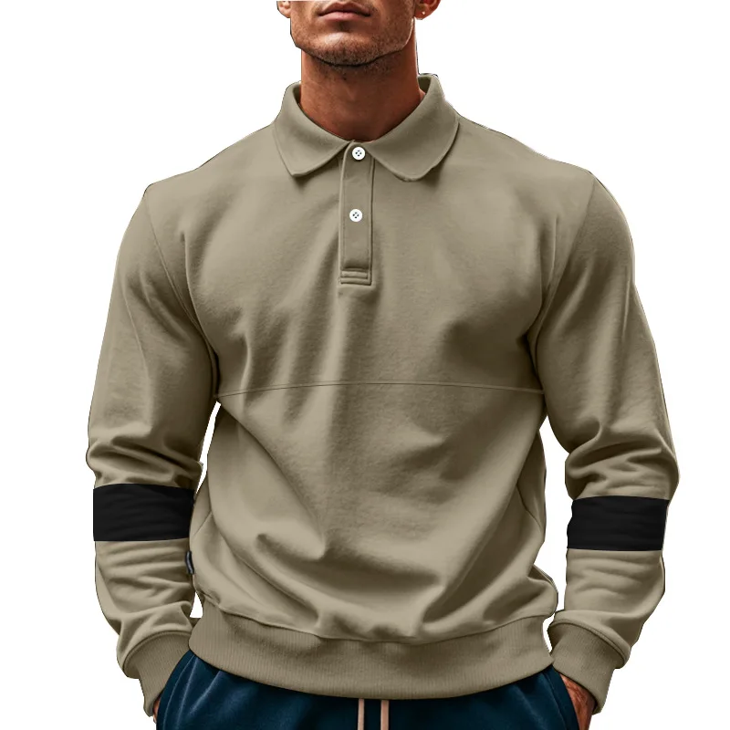 Spring Autumn Men's Long Sleeve Sweatshirt Daily Casual Pullover Tops High Quality Stand Collar Vintage men's wear
Spring Autumn Men's Long Sleeve Sweatshirt Daily Casual Pullover Tops High Quality Stand Collar Vintage men's wear