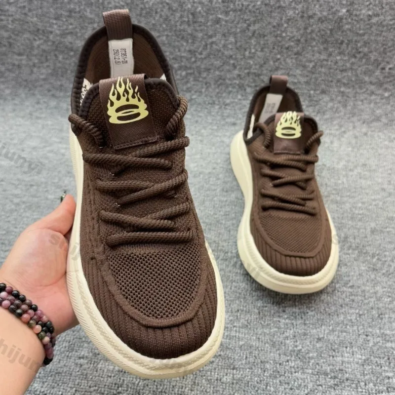 Trendy Men's Shoes Summer 2025 Breathable Mesh Lightweight Platform Sneakers Comfortable Simple Lace-up Casual Sport Shoes
Trendy Men's Shoes Summer 2025 Breathable Mesh Lightweight Platform Sneakers Comfortable Simple Lace-up Casual Sport Shoes