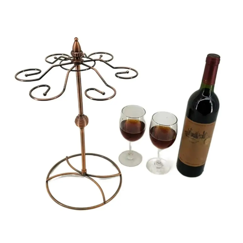 6 Hooks Goblet Holder Free Standing Hanging Wine Glass Cup Rack Upside Down Rust-proof Drinking Glasses Display Stand Kitchen
6 Hooks Goblet Holder Free Standing Hanging Wine Glass Cup Rack Upside Down Rust-proof Drinking Glasses Display Stand Kitchen