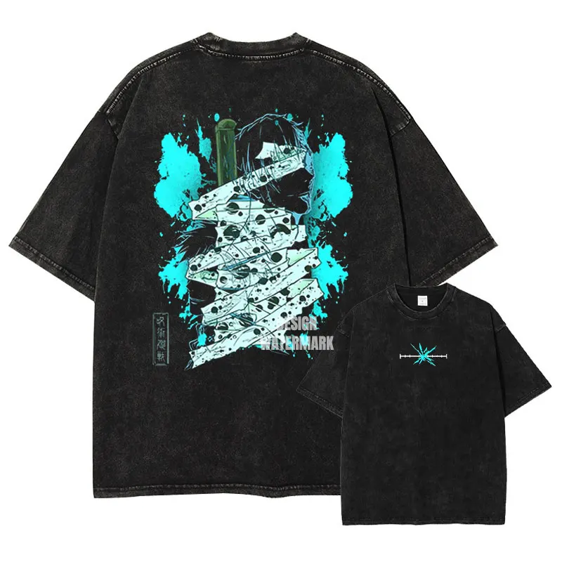 Anime J-Jujutsu K-Kaisen T Shirts Oversized Vintage Washed Nanami Kento Fushiguro Toji T-shirt Satoru Tshirt Choso Tops Tees Man
Anime J-Jujutsu K-Kaisen T Shirts Oversized Vintage Washed Nanami Kento Fushiguro Toji T-shirt Satoru Tshirt Choso Tops Tees Man