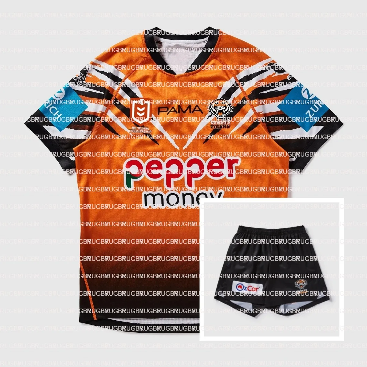 Summer Rugby Fans Men's T-Shirt Set Wests Tigers 2026 Home Shirt and Gym Shorts Set For Daily Training Breathable Quick-drying
Summer Rugby Fans Men's T-Shirt Set Wests Tigers 2026 Home Shirt and Gym Shorts Set For Daily Training Breathable Quick-drying