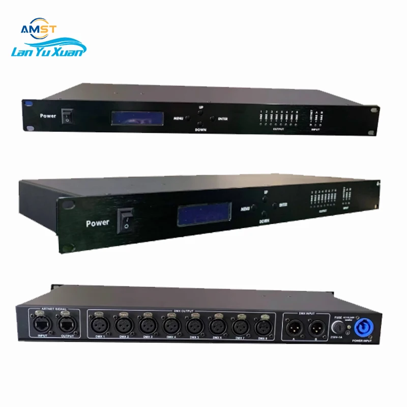8 Port DMX Artnet Expander Controller Stage Lighting Console Connector With Network Manage System Amplifier
8 Port DMX Artnet Expander Controller Stage Lighting Console Connector With Network Manage System Amplifier