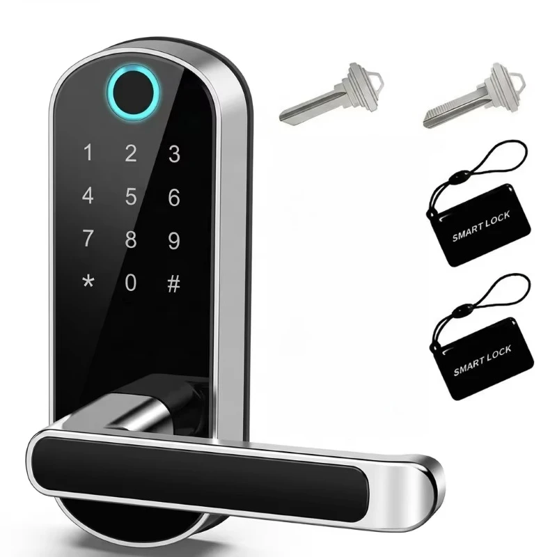 Hot Selling Intelligent US Standard Mortise Smart Lock Cloud Tuya WiFi TTLock Fingerprint Card Keyless Entry Aluminium Alloy
Hot Selling Intelligent US Standard Mortise Smart Lock Cloud Tuya WiFi TTLock Fingerprint Card Keyless Entry Aluminium Alloy