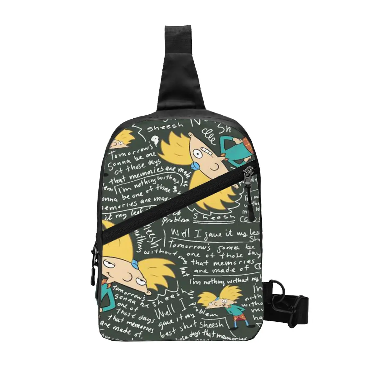 Custom Hey Arnold Anime Animation Sling Chest Bag Customized Helga Pataki Crossbody Shoulder Backpack for Men Traveling Daypack
Custom Hey Arnold Anime Animation Sling Chest Bag Customized Helga Pataki Crossbody Shoulder Backpack for Men Traveling Daypack