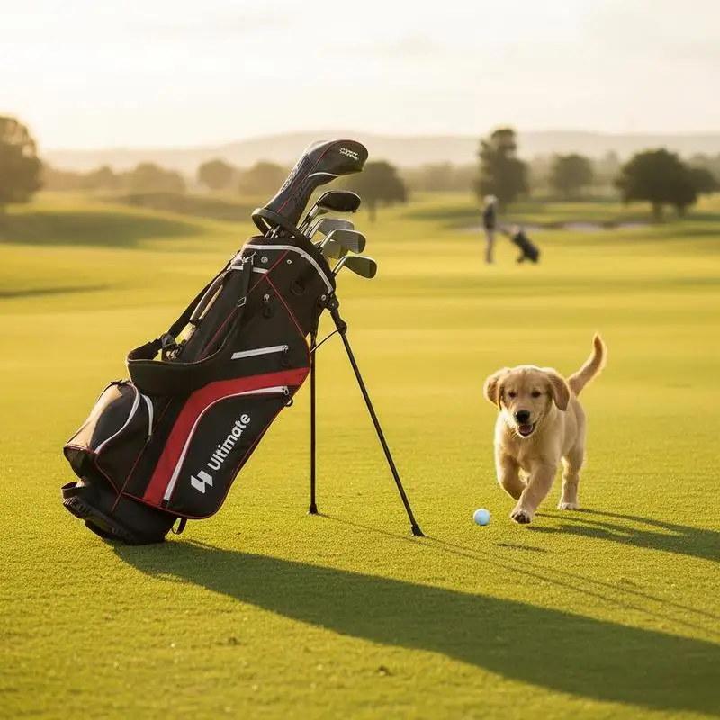 Lightweight Golf Stand Bag with 14 Way Top Dividers and 6 Pockets-Red
Lightweight Golf Stand Bag with 14 Way Top Dividers and 6 Pockets-Red