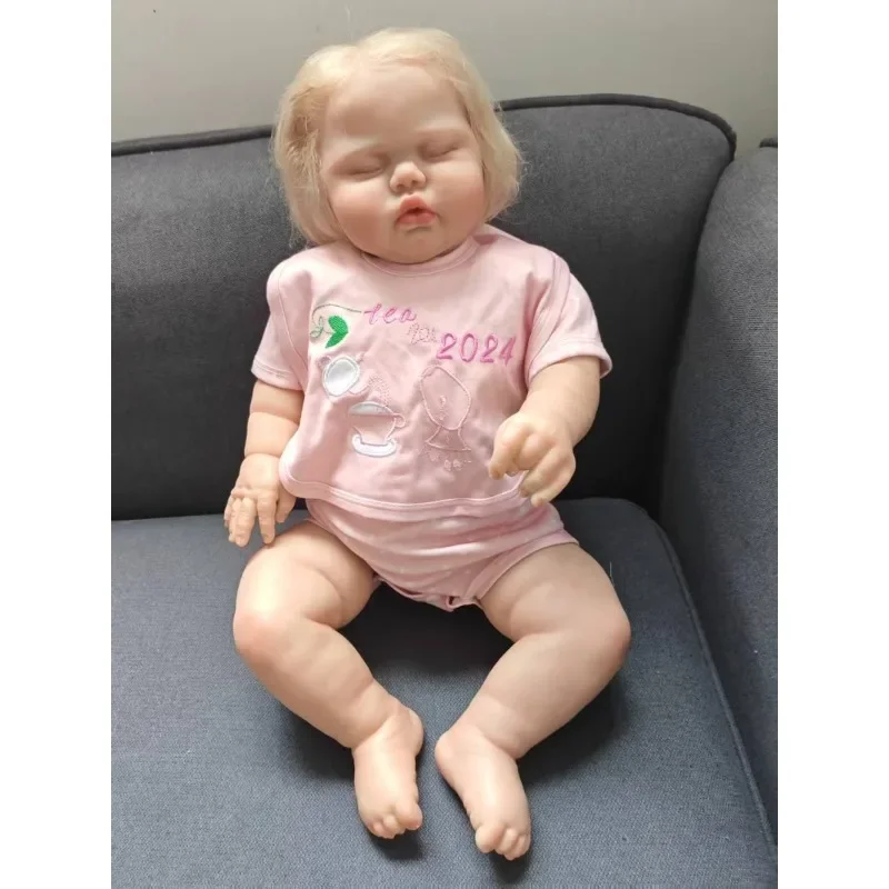 24inch 60CM Pickle Soft Body Reborn Toddler Detailed Lifelike Hand-rooted Hair Kids Present
24inch 60CM Pickle Soft Body Reborn Toddler Detailed Lifelike Hand-rooted Hair Kids Present