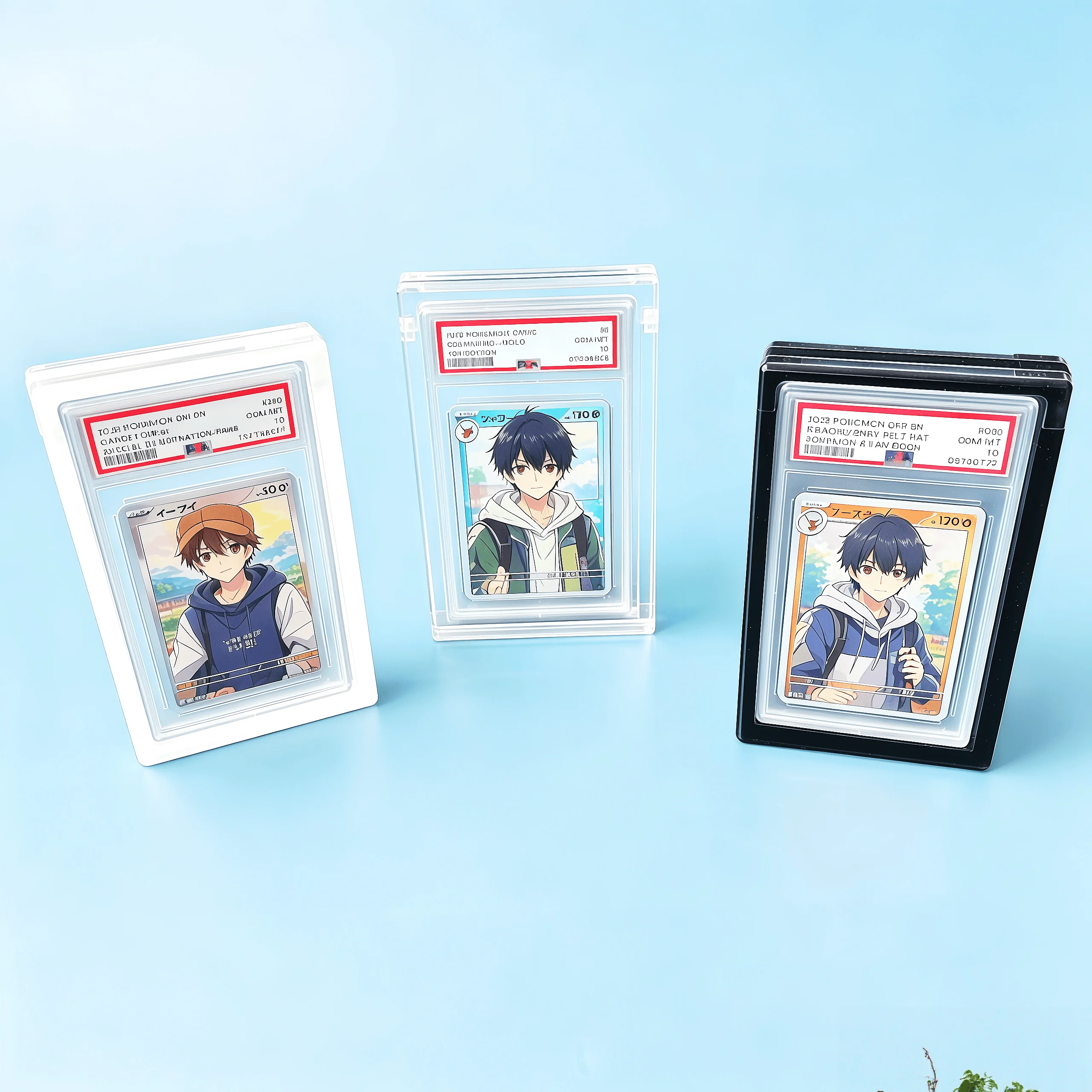 Anime Character Graded Card Brick Magnetic UV Protection Acrylic Display Stand For PTCG Pokemon YuGiOh Trading Card Collection
Anime Character Graded Card Brick Magnetic UV Protection Acrylic Display Stand For PTCG Pokemon YuGiOh Trading Card Collection