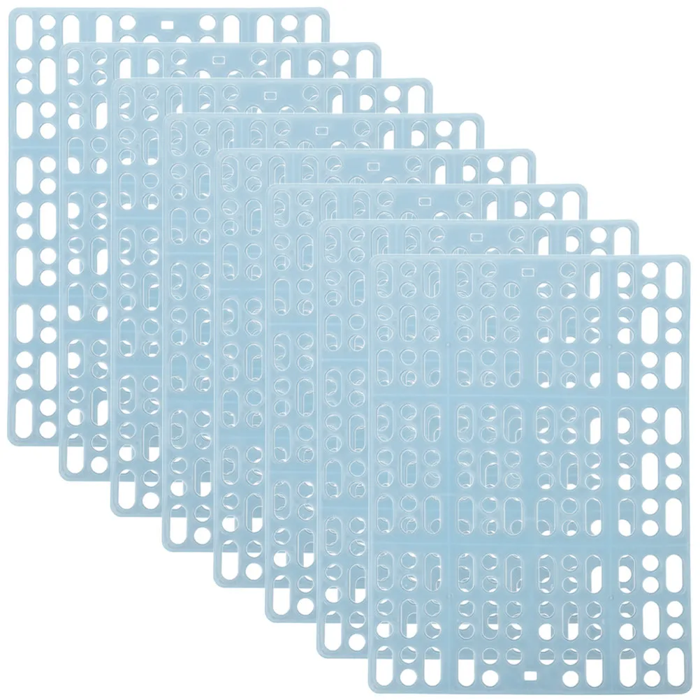 8Pcs Pet Floor Mats Bunny Cage Pads Wear-Resistant Pads Breathable Hole Design Small Animal Cage Mats
8Pcs Pet Floor Mats Bunny Cage Pads Wear-Resistant Pads Breathable Hole Design Small Animal Cage Mats
