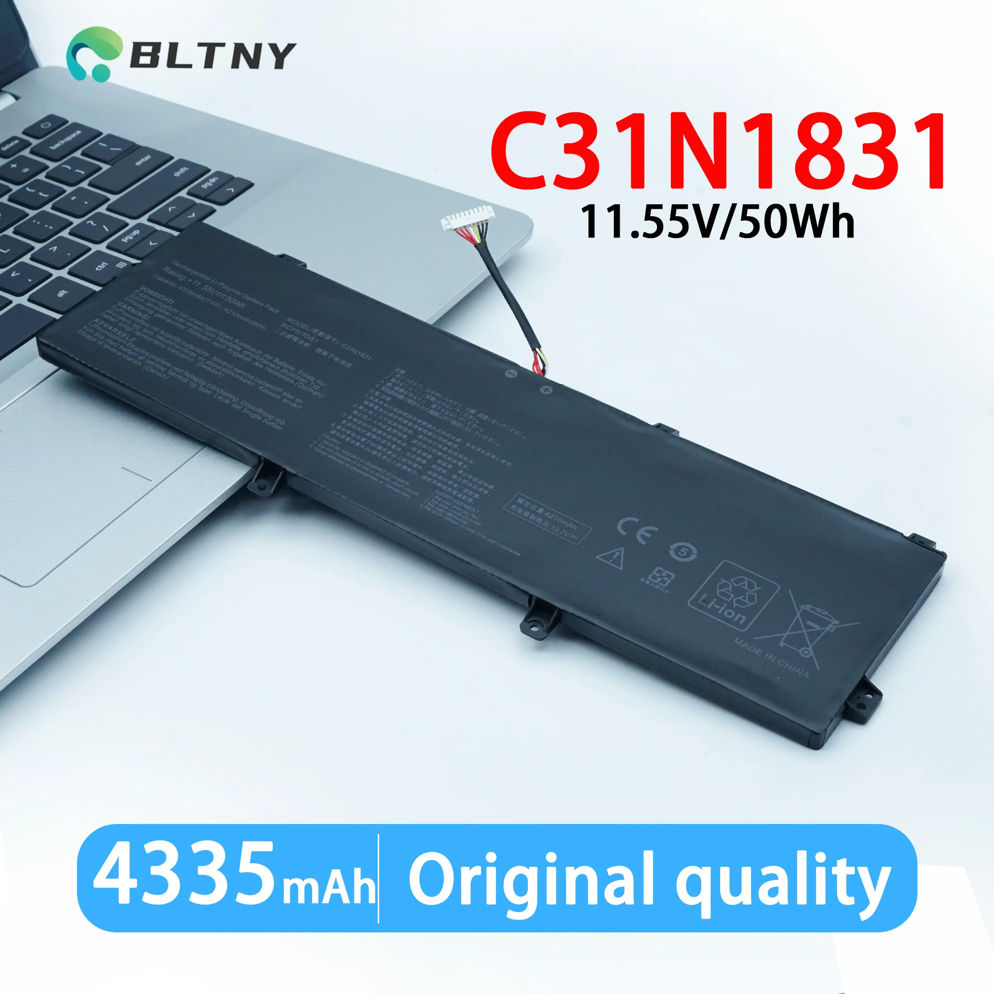C31N1831 50WH Laptop Battery for ASUS P574FA PE574FA PX574F P3540FA P3548FA Series Notebook 0B200-03330200
C31N1831 50WH Laptop Battery for ASUS P574FA PE574FA PX574F P3540FA P3548FA Series Notebook 0B200-03330200