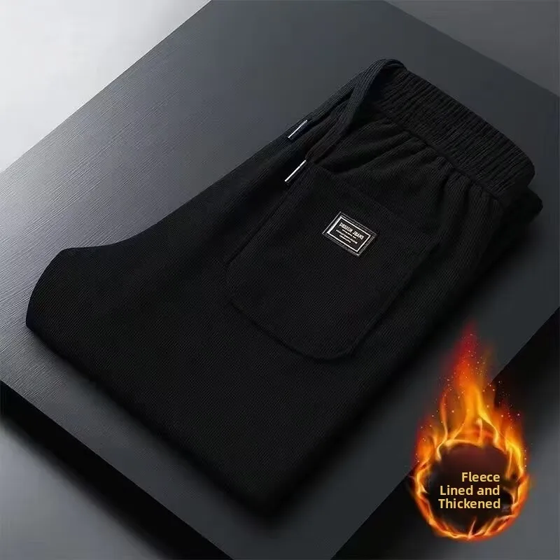 Women's Corduroy Straight Leg Casual Pants Fleece Lined Elastic Sports Trousers Autumn New Style Comfortable Loose Fit
Women's Corduroy Straight Leg Casual Pants Fleece Lined Elastic Sports Trousers Autumn New Style Comfortable Loose Fit