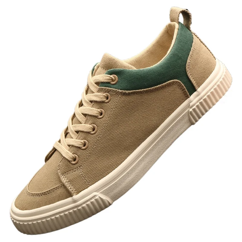 New Men's Spring Canvas Shoes New Breathable Lace Up Casual Mens Versatile Flat Bottomed Cloth Shoes Anti Skateboard Shoes Tenis
New Men's Spring Canvas Shoes New Breathable Lace Up Casual Mens Versatile Flat Bottomed Cloth Shoes Anti Skateboard Shoes Tenis