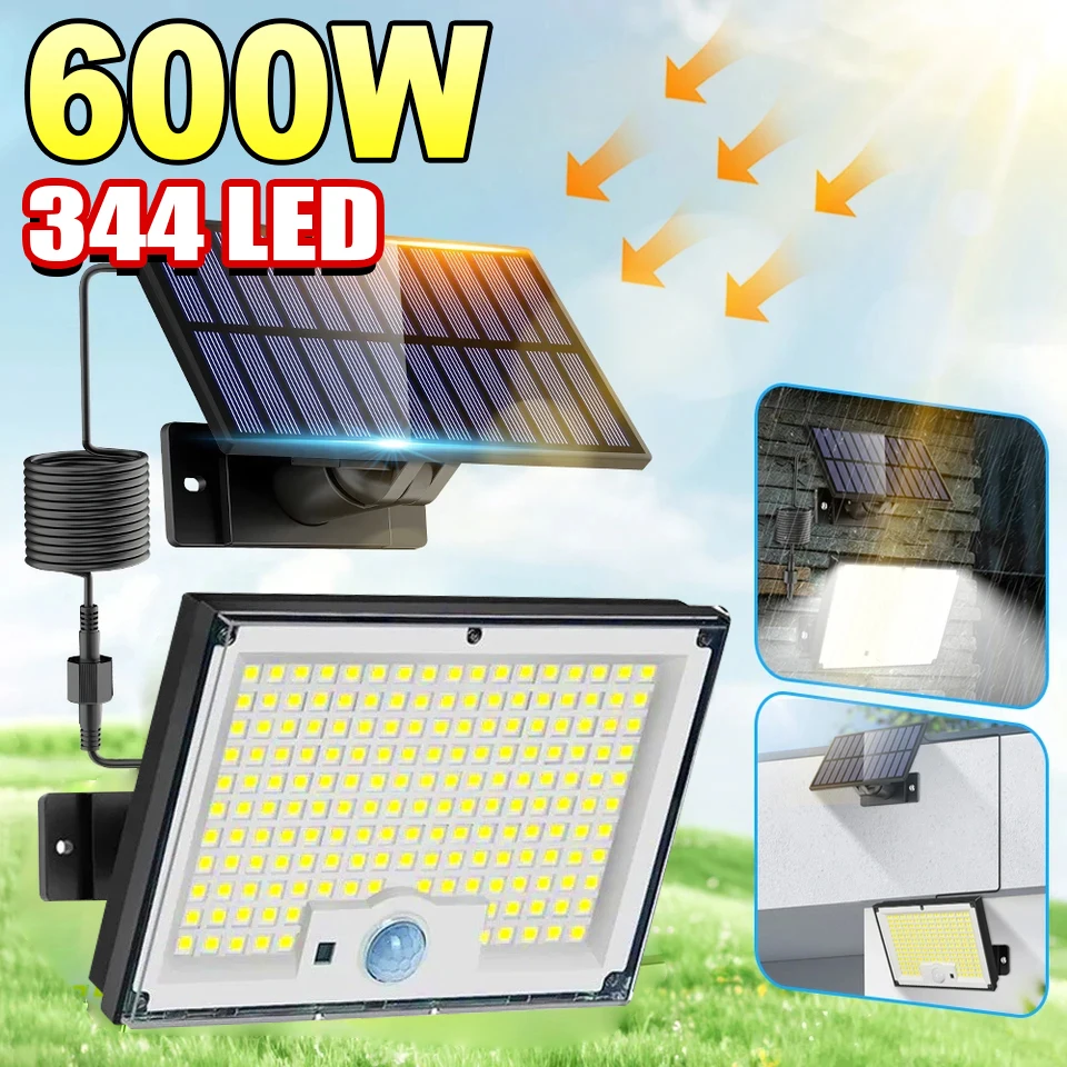 2026 НОВЫЙ 600W 344LED солнечные фонари безопасности наружный датчик движения водонепроницаемый 3 режима разделенный солнечный прожектор настенный светильник для сада, двора, гаража, прохода
2026 НОВЫЙ 600W 344LED солнечные фонари безопасности наружный датчик движения водонепроницаемый 3 режима разделенный солнечный прожектор настенный светильник для сада, двора, гаража, прохода