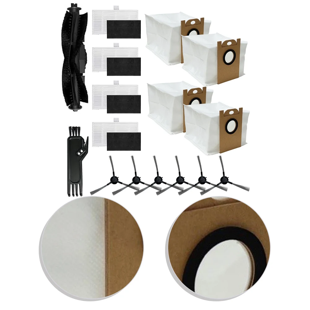 Replacement Accessories Kit For VONKO S6 Pro Robot Vacuums Main Brush, Side Brush, HEPA Filters, Dust Bags Cleaning Tool Parts
Replacement Accessories Kit For VONKO S6 Pro Robot Vacuums Main Brush, Side Brush, HEPA Filters, Dust Bags Cleaning Tool Parts