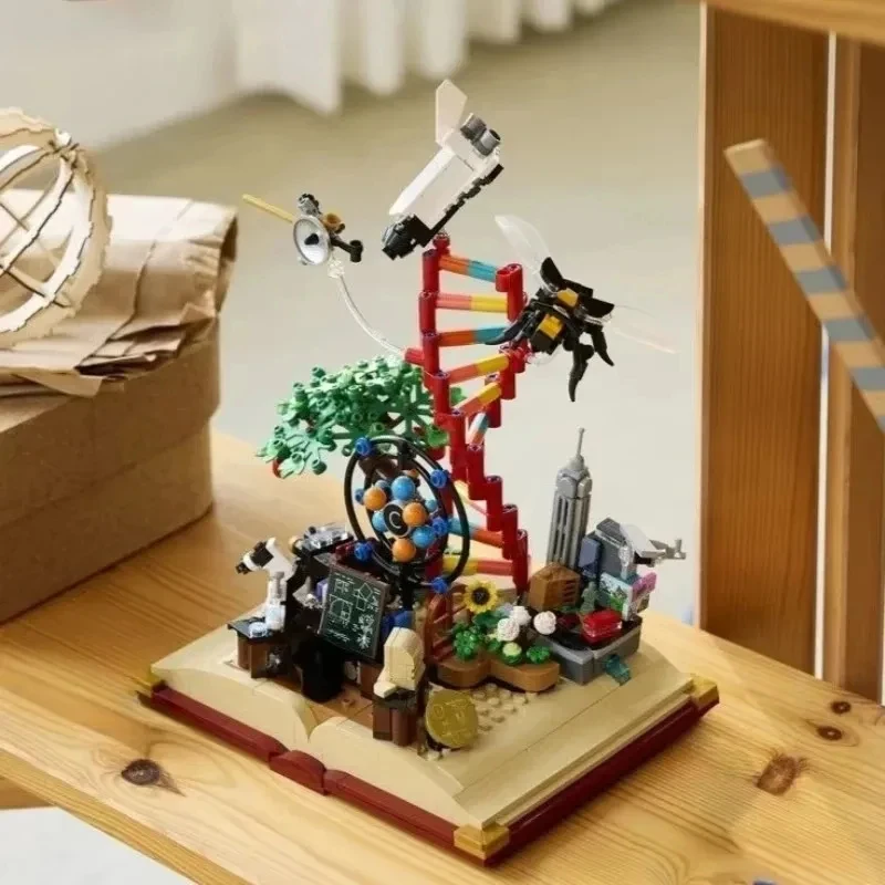 879pcs Creative Series Model Knowledge is Power Adult Puzzle Building Block Toy Birthday Christmas Gift Ornament 21355
879pcs Creative Series Model Knowledge is Power Adult Puzzle Building Block Toy Birthday Christmas Gift Ornament 21355