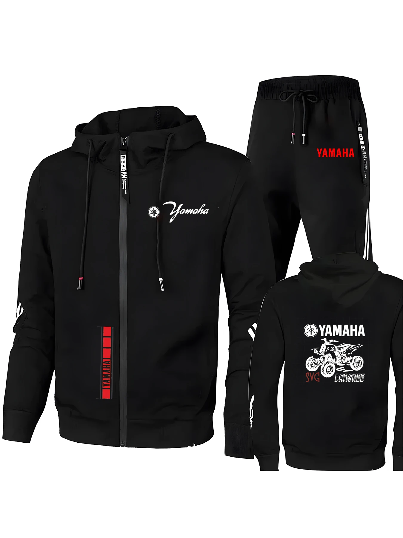 A must-have for new Yamaha motorcycle enthusiasts: Yamaha casual sportswear men's zipper hooded two-piece set
A must-have for new Yamaha motorcycle enthusiasts: Yamaha casual sportswear men's zipper hooded two-piece set