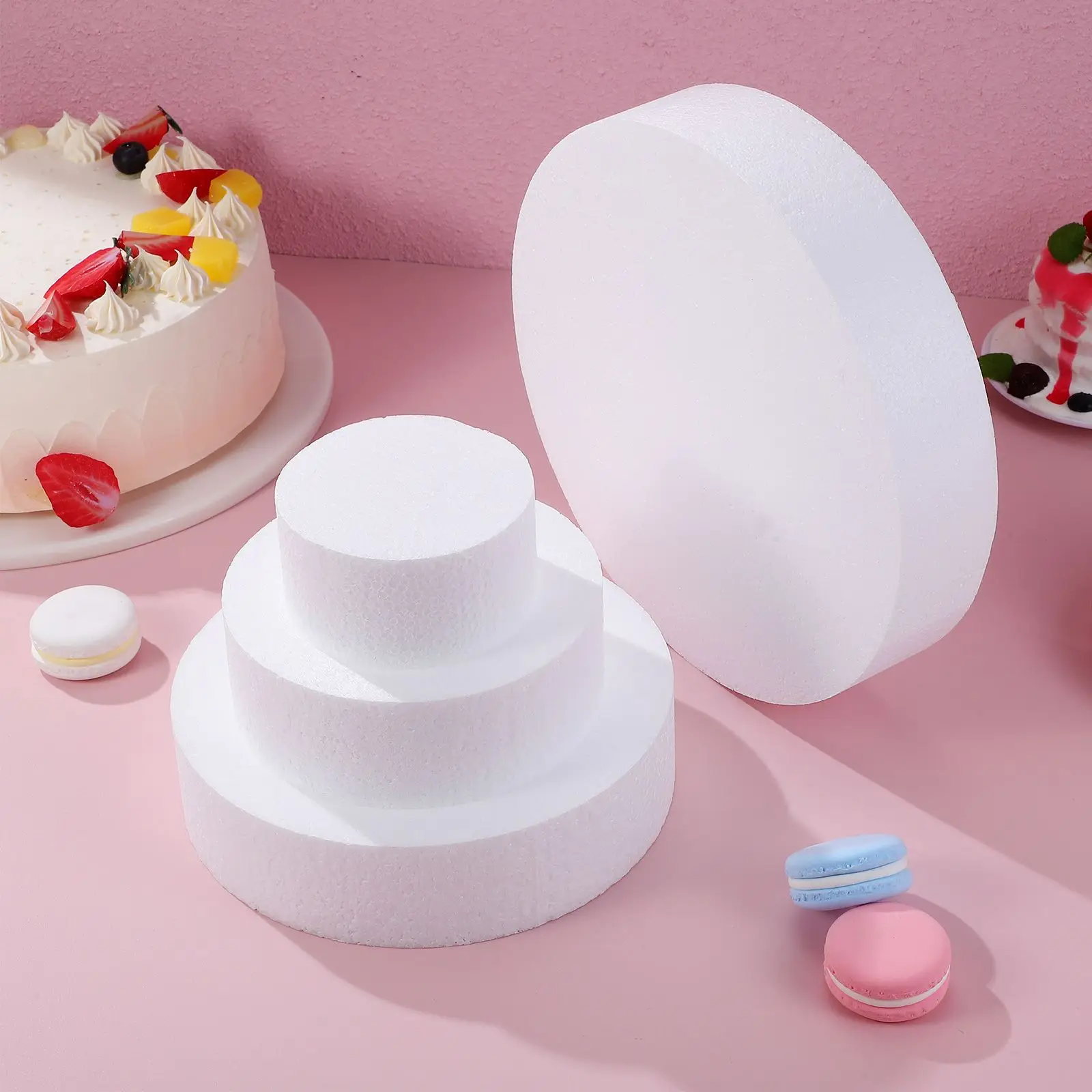 4 Pcs Cake Mold DIY Decoration Bakery Foams Baking Mold/cake Modeling Kit Fake Photography Prop Practice
4 Pcs Cake Mold DIY Decoration Bakery Foams Baking Mold/cake Modeling Kit Fake Photography Prop Practice