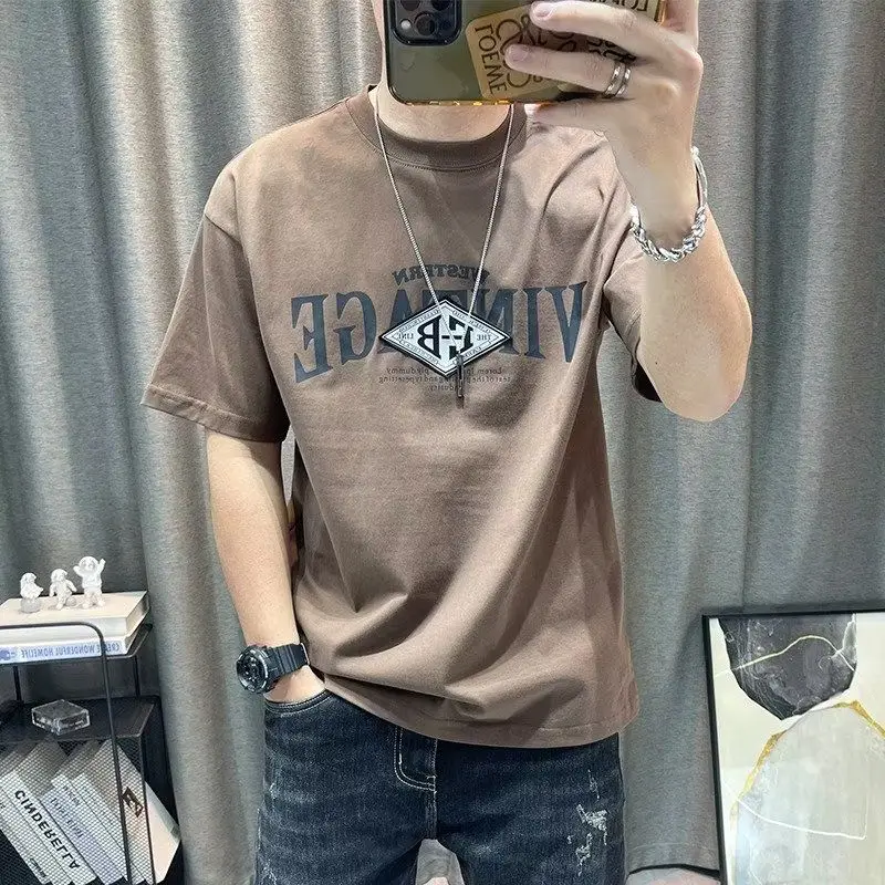 Fashion O-Neck Spliced Letter Printed T-Shirts Men's Clothing 2024 Summer New Loose Korean Tops All-match Short Sleeve Tee Shirt
Fashion O-Neck Spliced Letter Printed T-Shirts Men's Clothing 2024 Summer New Loose Korean Tops All-match Short Sleeve Tee Shirt